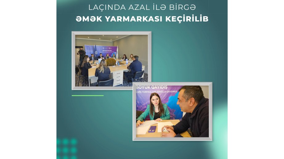 Laçında AZAL ilə birgə əmək yarmarkası keçirilib
