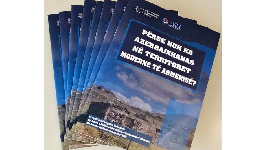 “Ermənistanın müasir ərazilərində niyə azərbaycanlı yoxdur?” adlı kitabça alban dilinə tərcümə olunub