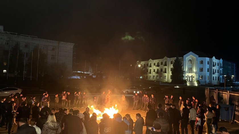 Xankəndidə çərşənbə tonqalları yandırılıb