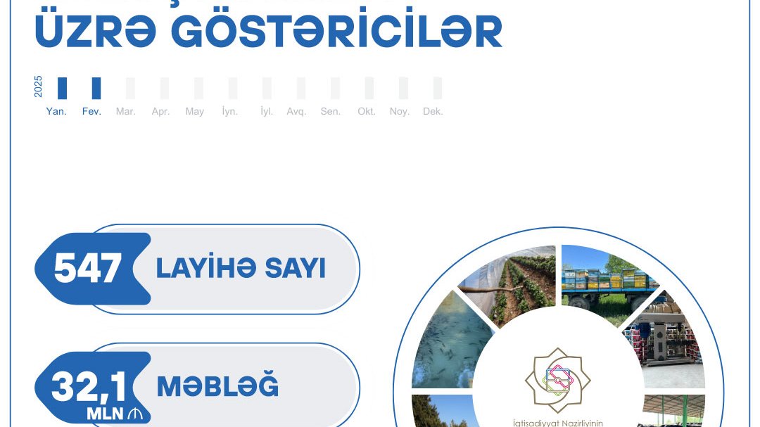 İki ayda Azərbaycanda 547 layihəyə 32,1 milyon manat güzəştli kredit verilib