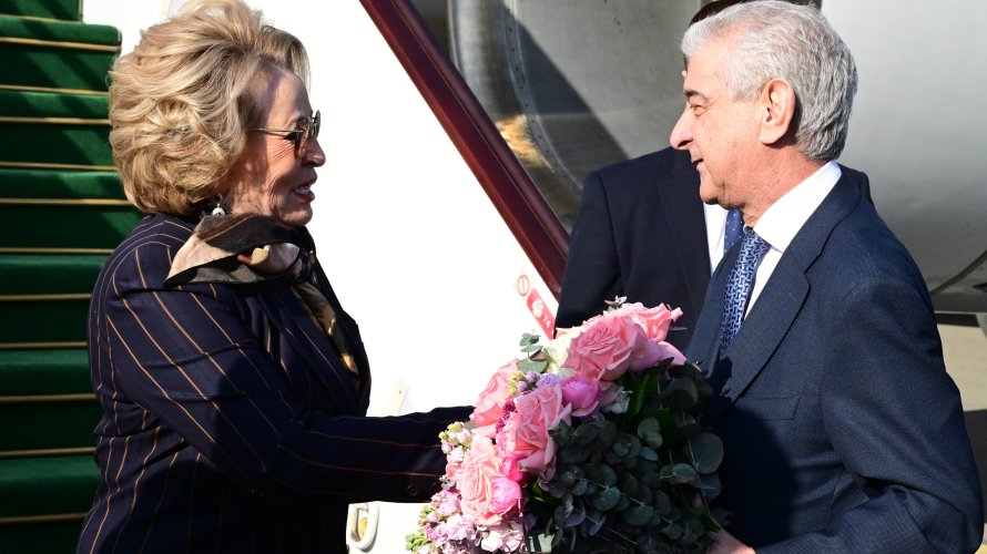 Rusiya Federal Məclisi Federasiya Şurasının sədri Azərbaycana rəsmi səfərə gəlib