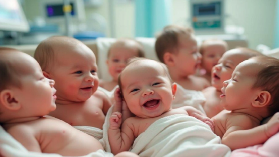 Yanvarda 352-si əkiz, 12 üçəm doğulub