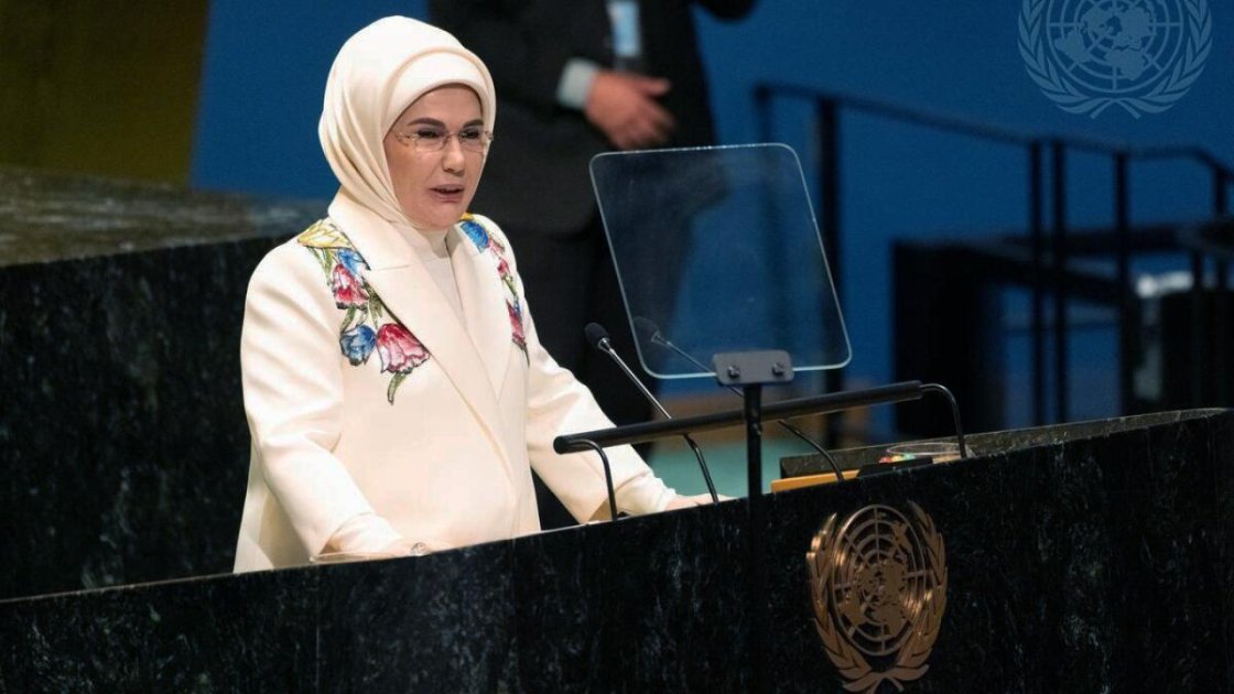 Əminə Ərdoğan: Bəşəriyyətin ekologiya gündəliyinə ədalətli yanaşmaya ehtiyacı var