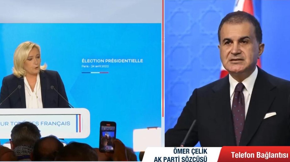 Türkiyənin hakim partiyası Makronun ikili standartlar siyasətini tənqid edib