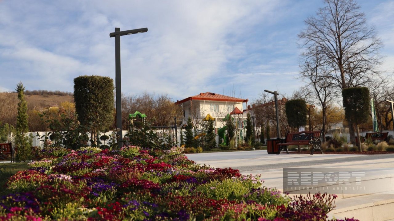 Ağdərənin Həsənriz kəndində istirahət parkı istifadəyə verilib