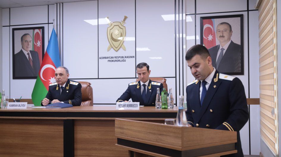 Baş prokuror Xankəndi şəhərində əməliyyat müşavirəsi keçirib
