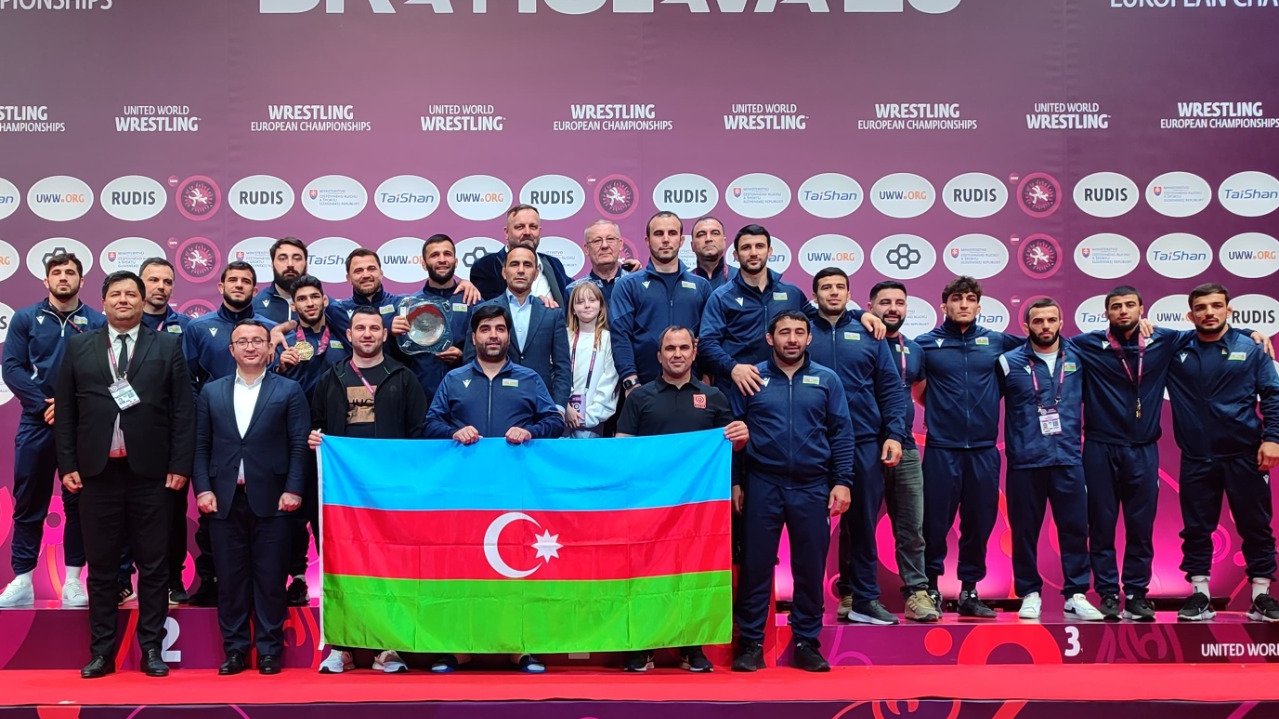 Azərbaycanın yunan-Roma güləşi millisi Avropa çempionu olub