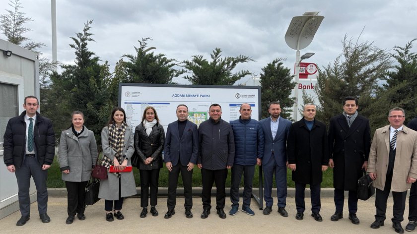 Türkiyə ticarət nazirinin müavini Ağdam Sənaye Parkında olub