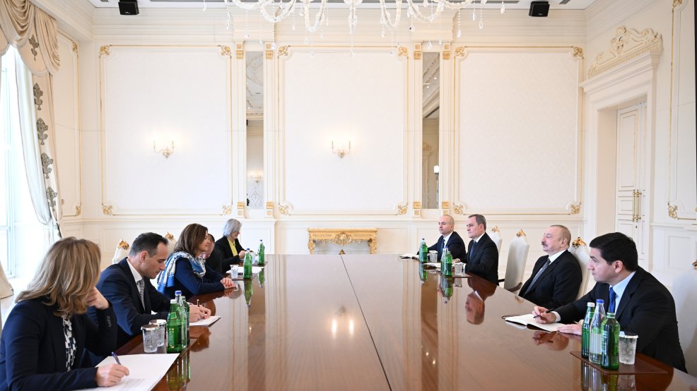 President Ilham Aliyev receives Slovenian FM Tanja Fajon