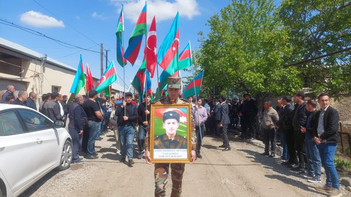 Birinci Qarabağ müharibəsində itkin düşən şəhid Münasib Mehdiyev Samuxda dəfn olunub