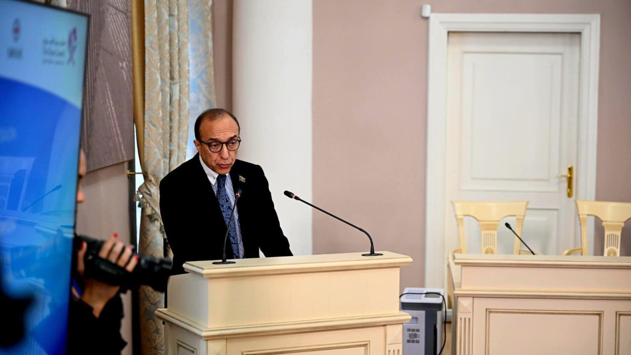 Nizami Səfərov beynəlxalq konfransda çıxış edib
