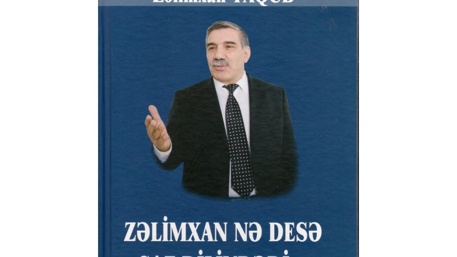 “Zəlimxan nə desə saz dilindədi...” adlı kitab işıq üzü görüb