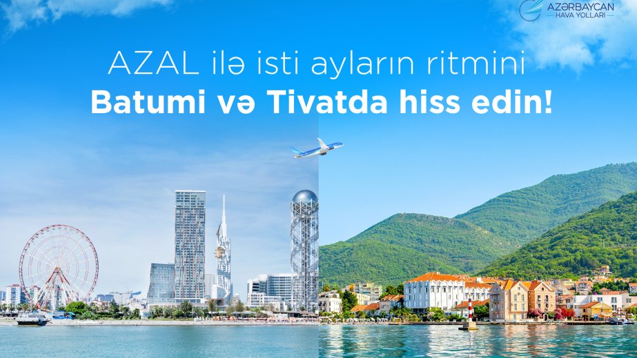 AZAL daha iki kurort şəhərinə uçuşlara başlayır