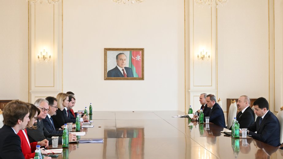 President Ilham Aliyev receives European Commission VP Kaja Kallas