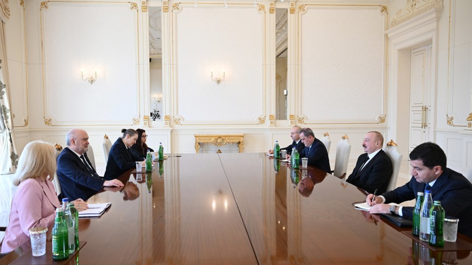 President Ilham Aliyev receives OSCE SecGen