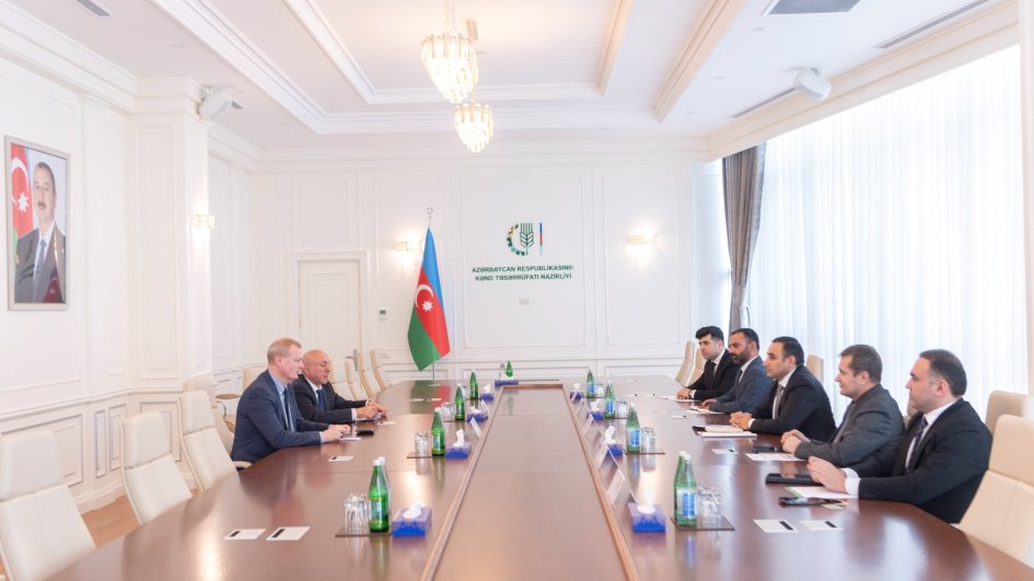 Danimarka İxrac və İnvestisiya Fondu ilə Azərbaycan arasında aqrar sahədə əməkdaşlıq məsələləri müzakirə olunub