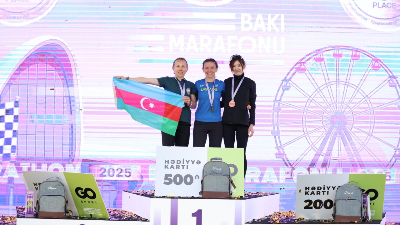 “Bakı Marafonu 2025”in mükafatlandırma mərasimi keçirilib