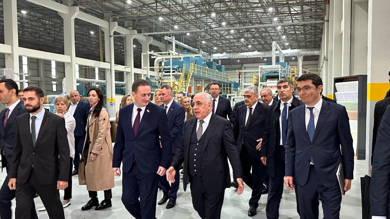 Belarusun Baş naziri Ağdam Sənaye Parkı ilə tanış olub