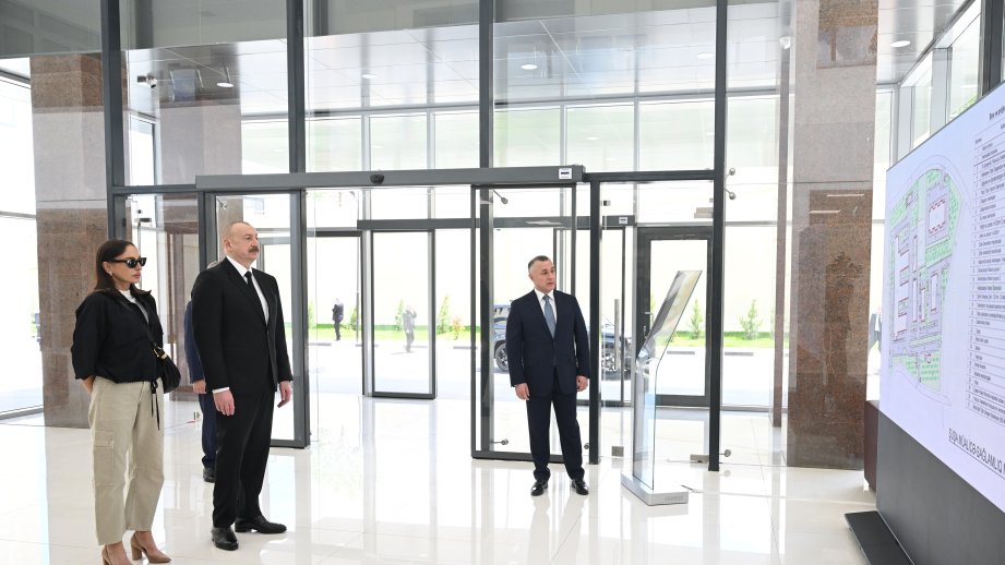Prezident İlham Əliyev və birinci xanım Mehriban Əliyeva Şuşa Müalicə-Sağlamlıq Mərkəzinin açılışında iştirak ediblər YENİLƏNİB