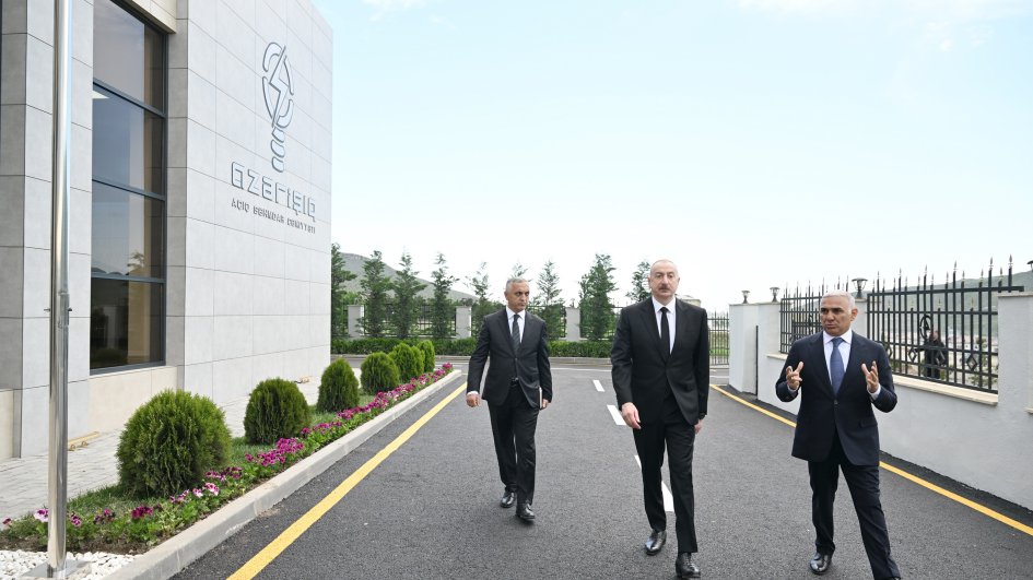 Prezident İlham Əliyev “Azərişıq” ASC-nin “Xocalı” yarımstansiyasının və Rəqəmsal İdarəetmə Mərkəzinin açılışında iştirak edib YENİLƏNİB