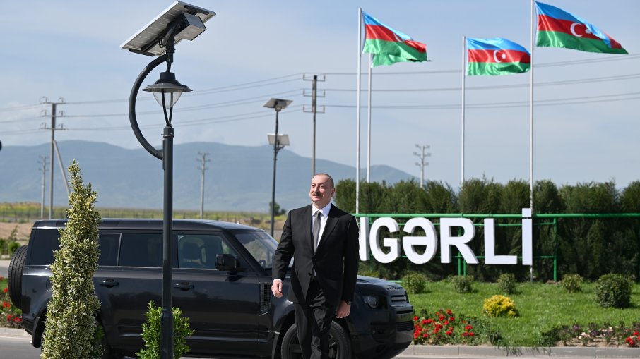 President Ilham Aliyev attended inauguration of first phase of Kangarli village in Aghdam district