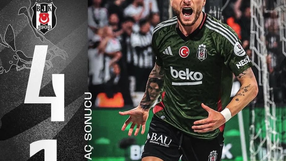 Beşiktaş strengthen European bid with 4-1 win over Adana Demirspor