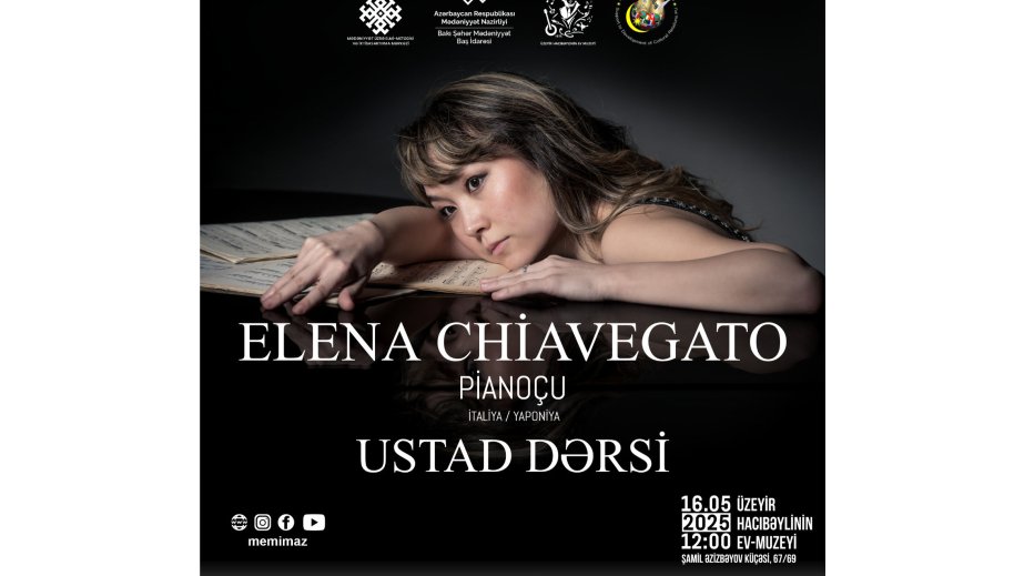 Tanınmış italyan pianoçunun Bakıda ustad dərsi təşkil olunacaq