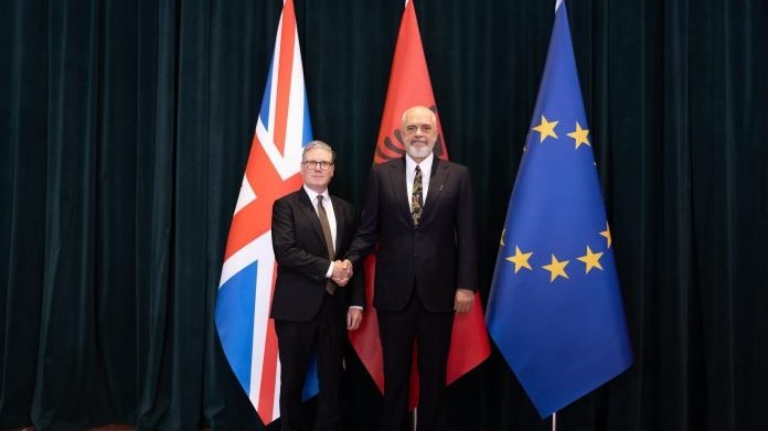 Keir Starmer makes historic first visit to Albania