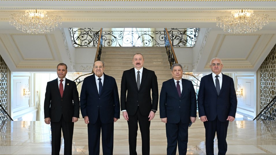 Prezident İlham Əliyev Misir Senatının sədrini qəbul edib