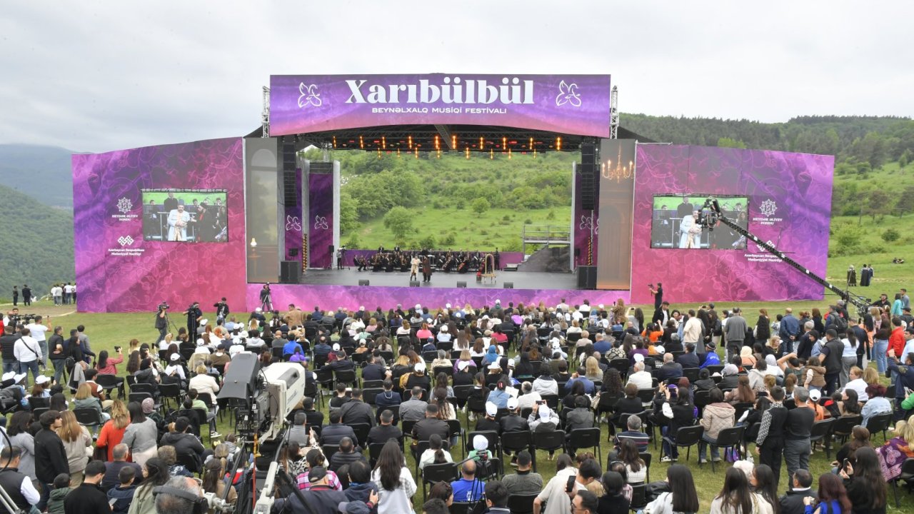 Şuşada “Xarıbülbül” musiqi festivalının açılışı olub