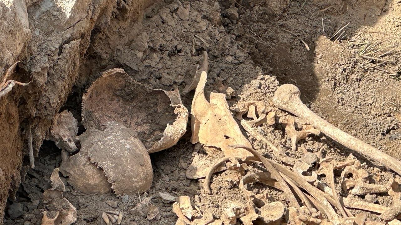 Ağdərədə sümük qalıqları tapıldı