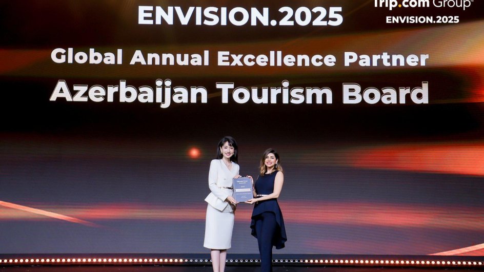 Azərbaycan Turizm Bürosu “İlin mükəmməl qlobal partnyoru” beynəlxalq mükafatına layiq görülüb