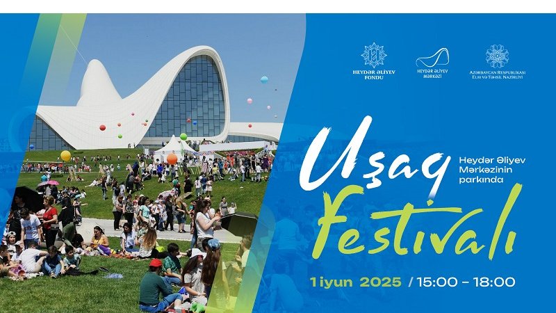 Heydər Əliyev Mərkəzinin parkında Uşaq festivalı təşkil olunacaq