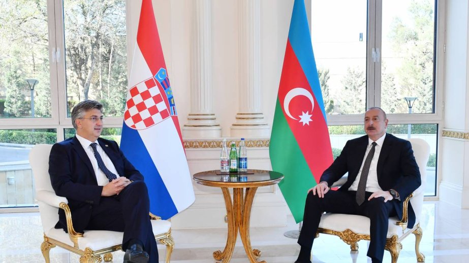 Prezident İlham Əliyev: Xorvatiya ilə siyasi dialoqumuz əməkdaşlığımızı genişləndirmək üçün yaxşı zəmin yaradır