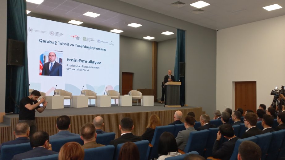 Xankəndidə Qarabağ Təhsil və Tərəfdaşlıq Forumu keçirilir YENİLƏNİB