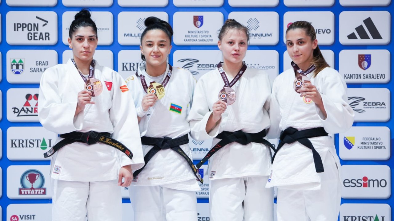 Azərbaycan cüdoçuları Avropa Kubokunu 4 medalla başa vurublar