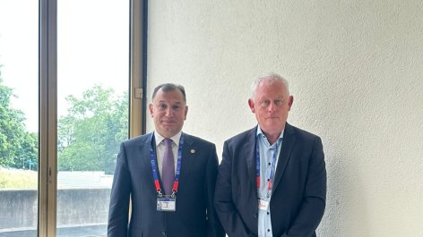 Trade Unions Confederation Chairman discusses labor conditions in Azerbaijan at meetings in Geneva