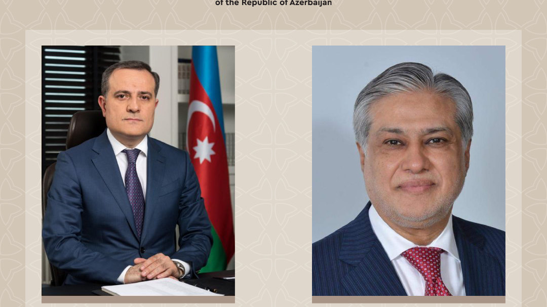 Ceyhun Bayramov pakistanlı həmkarı ilə Azərbaycanda keçiriləcək İqtisadi Əməkdaşlıq Təşkilatının Zirvə Toplantısına hazırlığı müzakirə edib