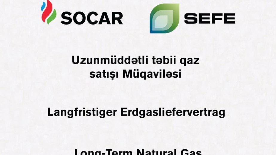 SOCAR and Germany’s SEFE sign natural gas sale agreement