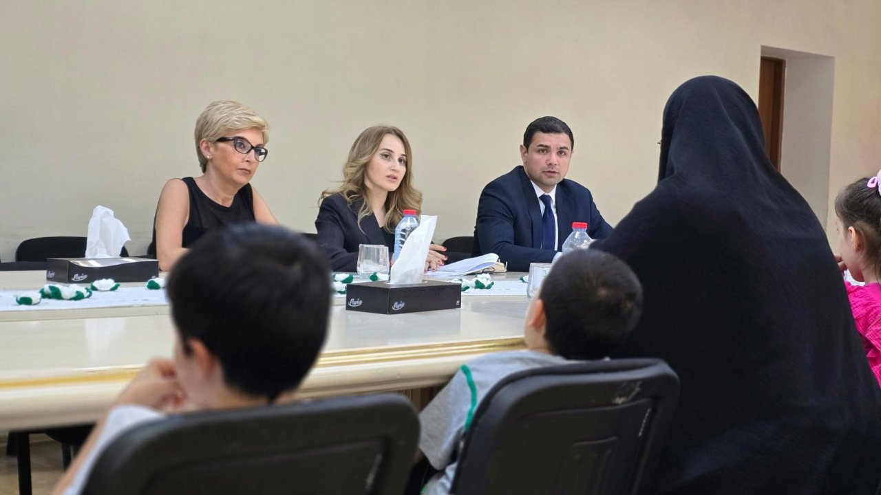 Suriyadan repatriasiya olunmuş şəxslərlə görüş keçirilib