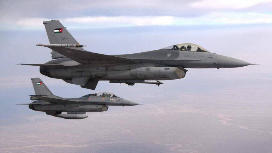 İordaniya Hava Qüvvələri ölkə səmasına daxil olan raket və PUA-ları zərərsizləşdirib