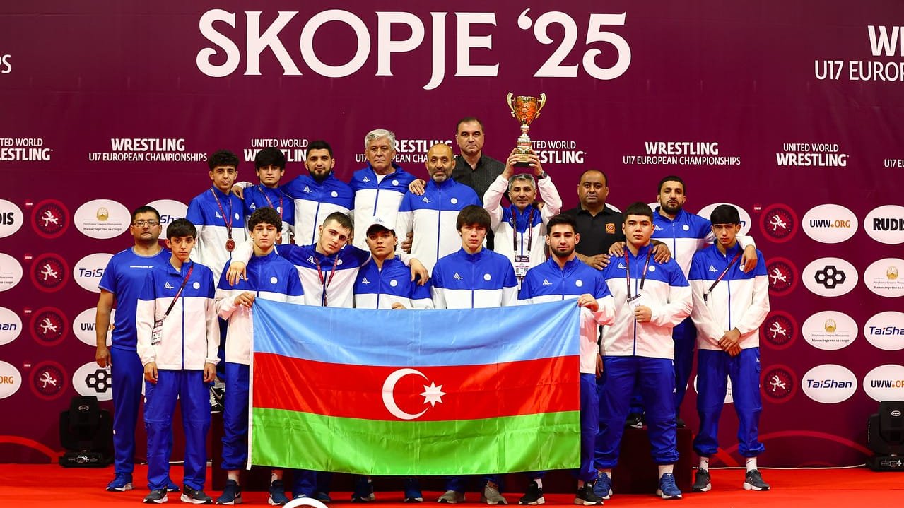 Sərbəst güləş üzrə Azərbaycan millisi Avropa çempionu olub