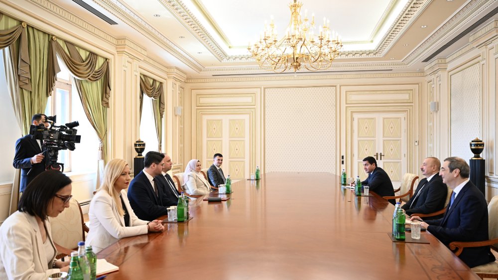 President Ilham Aliyev receives President of Assembly of North Macedonia