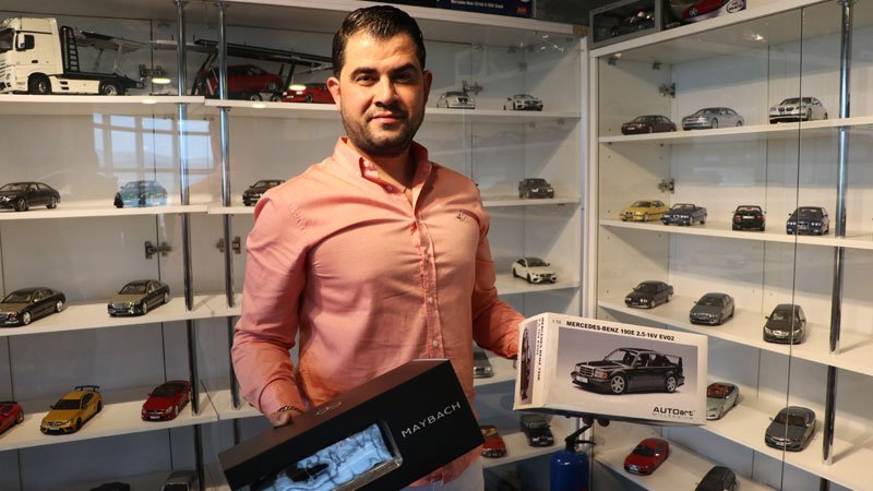Babasının hediye ettiği özel üretim model otomobil, 10 milyon TL'lik koleksiyona dönüştü