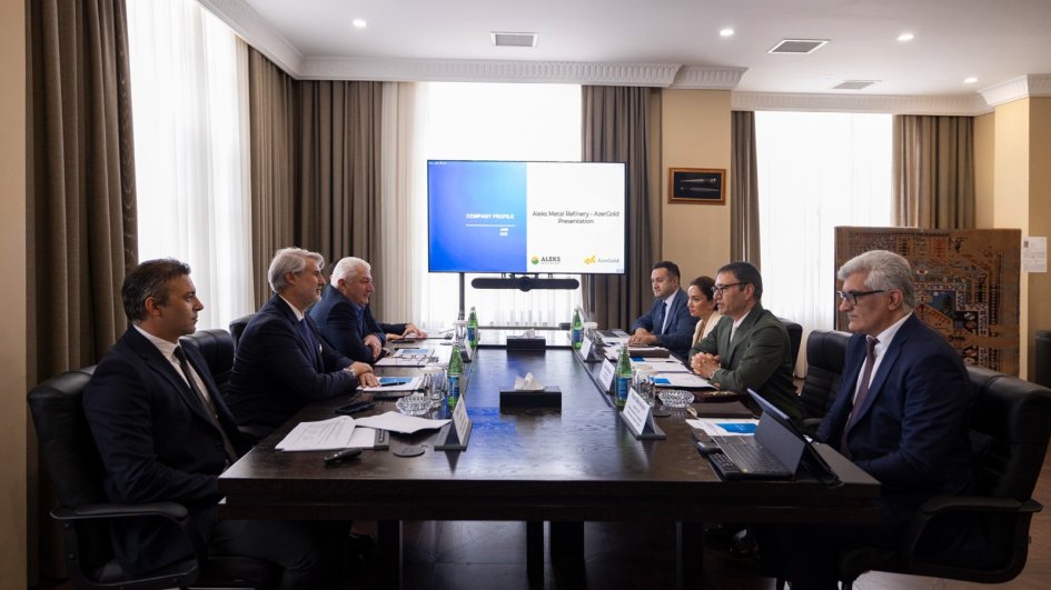 AzerGold CJSC hosts meeting with Chairman of Turkish company Aleks Metal Refinery