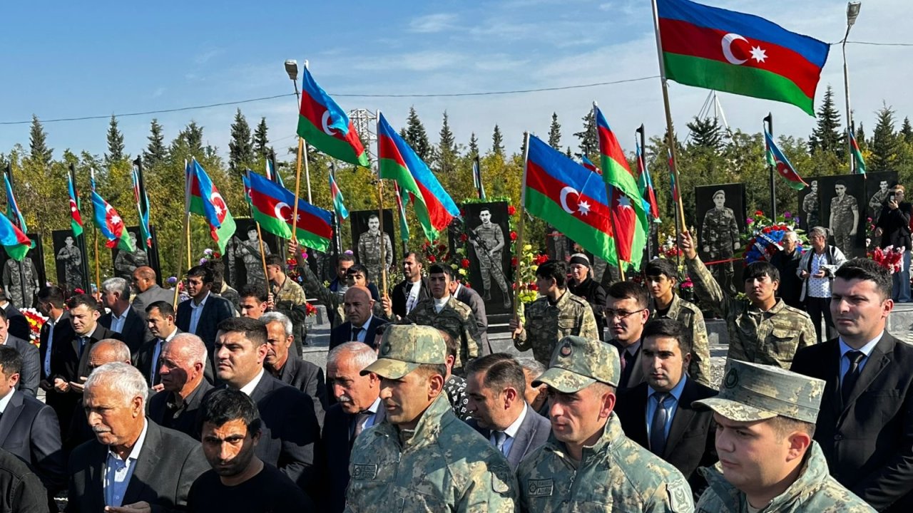 Tovuzda Birinci Qarabağ müharibəsi şəhidinin nəşinin qalıqları dəfn edilib