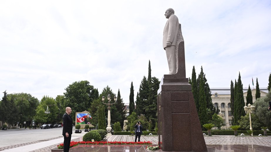 Prezident İlham Əliyev Yevlaxa səfər edib