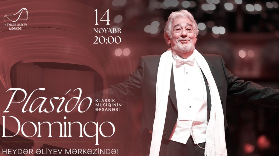 Illustrious voice of Plácido Domingo to grace stage of Heydar Aliyev Center
