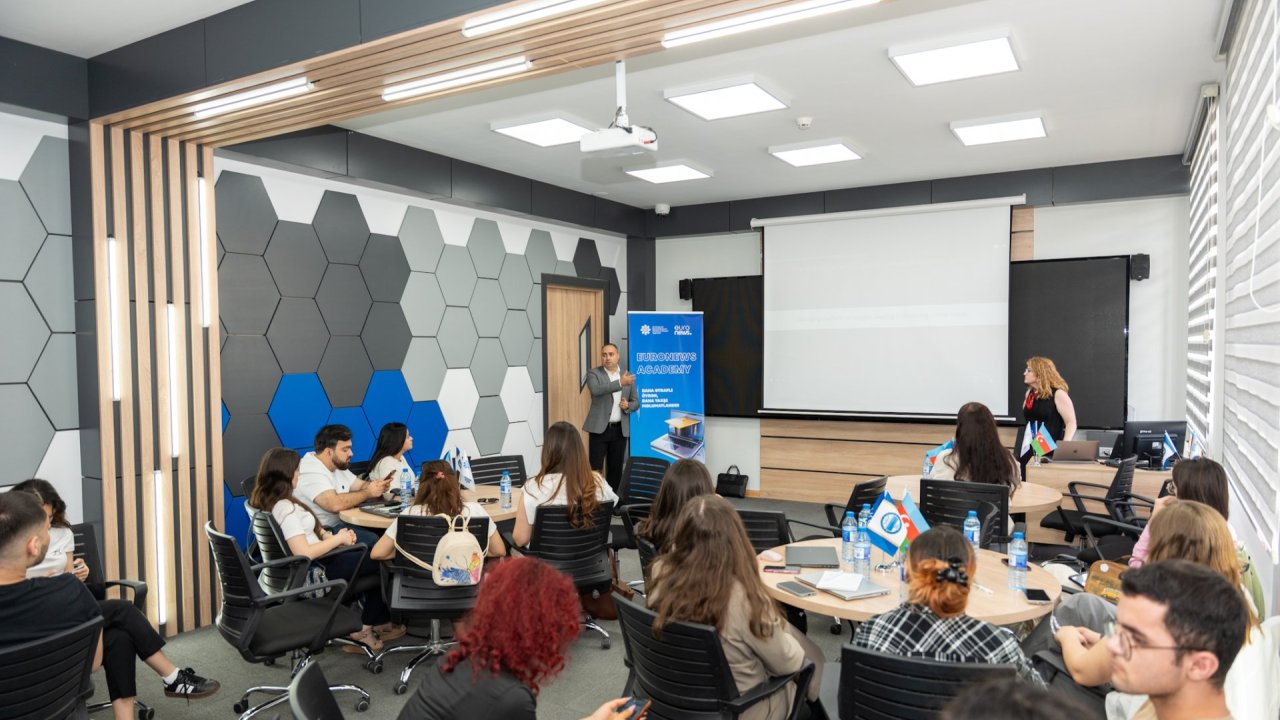 “Euronews Academy” “Rəqəmsal Jurnalistika” mövzusunda təlim proqramına başlayıb