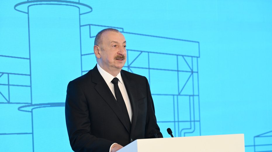 President Ilham Aliyev attends inauguration of “8 November” Power Plant in Mingachevir